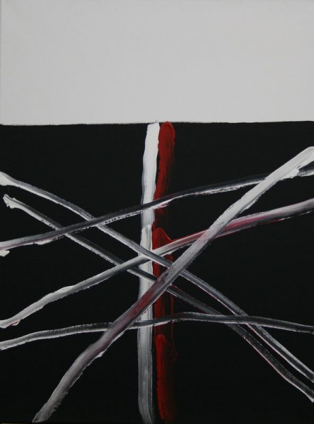 Criss-Cross II. (2008) | Acryl on Canvas | 80 x 60 cm