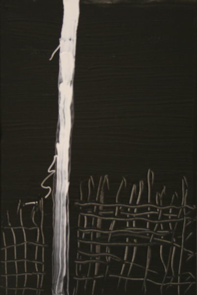 Fence (2008) | Acryl on Canvas  |  60 x 40 cm