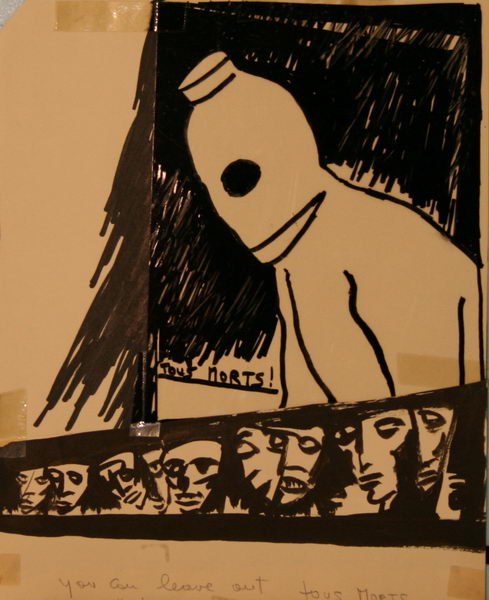 Munich Massacre (1972) | Ink on Paper | 30 x 24 cm