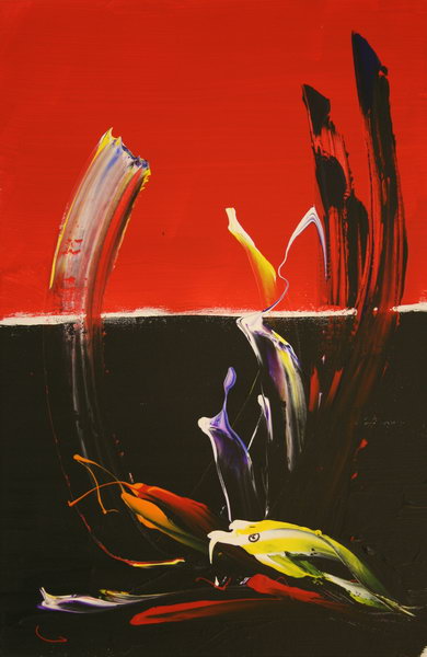 Red & Black Life (2007) | Acryl on Canvas | 60 x 40 cm
