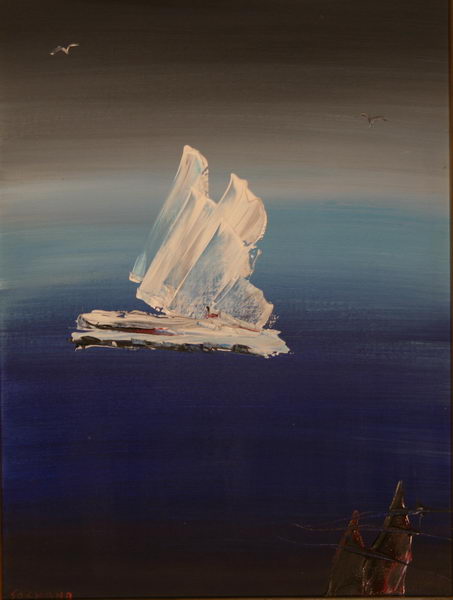Iceberg (1975) | Acryl on Canvas | 61 x 46 cm