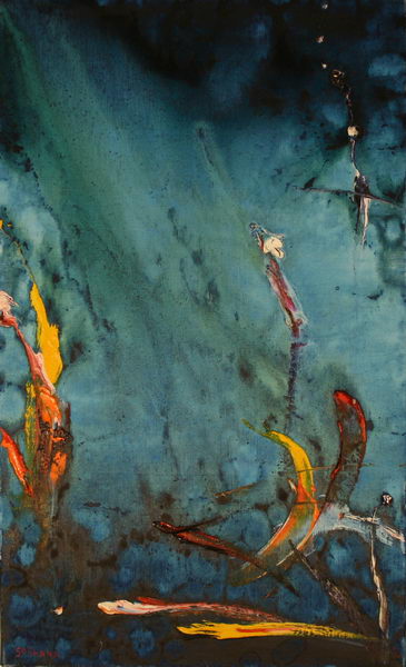 Depths of the Sea (1990) | Oil on Canvas | 100 x 61 cm