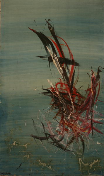 Sealife VIII. (1966) | Oil on Canvas | 162 x 96 cm