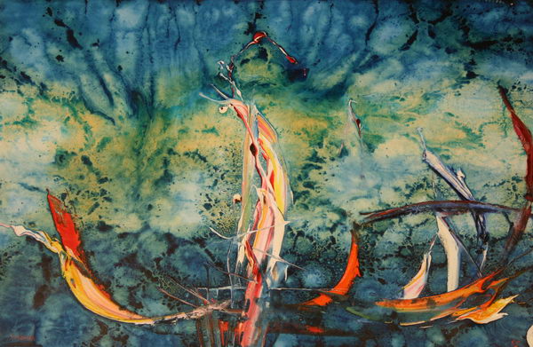 Atomic Explosion in the Pacific (1995) | Oil on Canvas | 65 x 100 cm